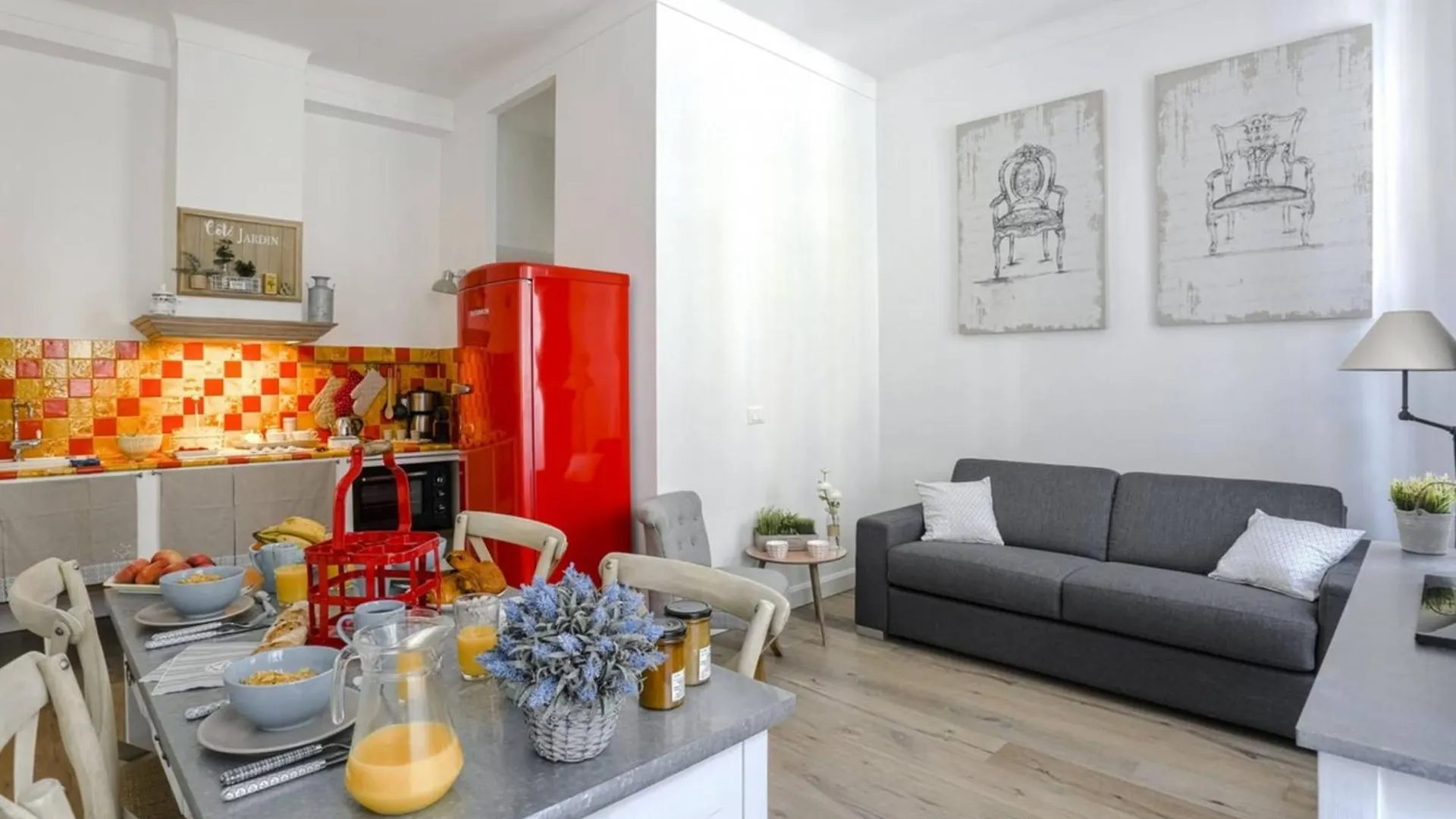 Apartment Cassini Gt - 1 Bedroom - Balcony - Place Garibaldi Nice